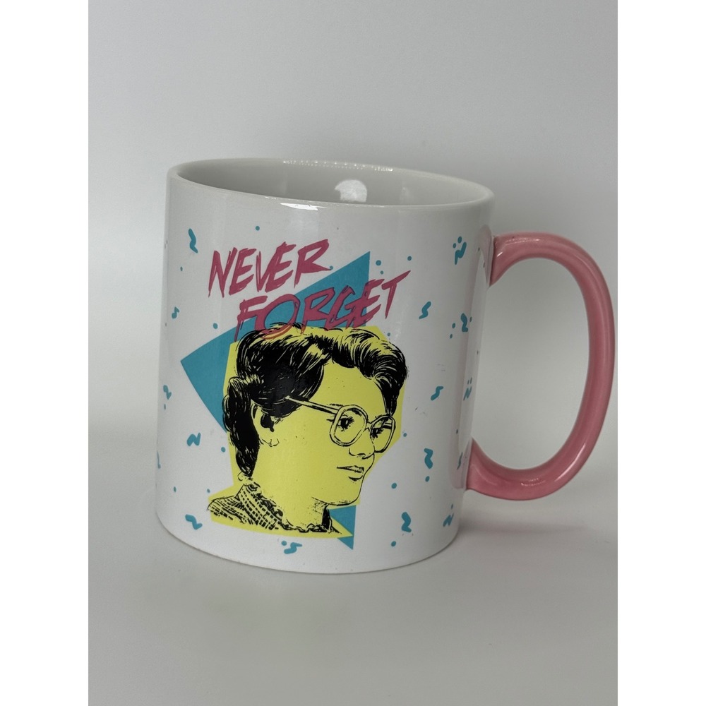Funko Stranger Things Mug 11oz Barb Never Forget Retro 80s Vaporwave Netflix